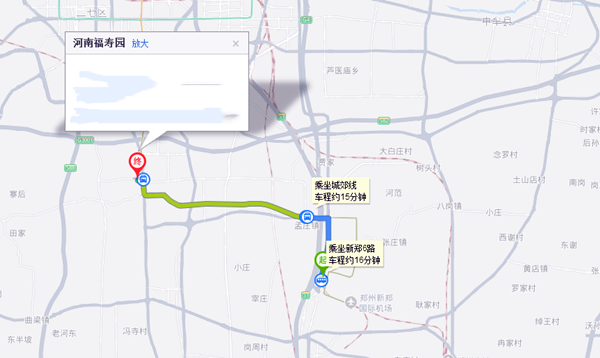 河南福寿园路线图