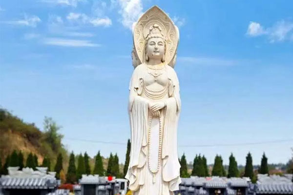 汉白玉观世音菩萨