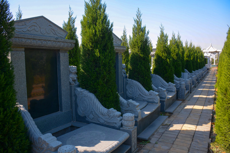 皇帝岭陵园墓型展示