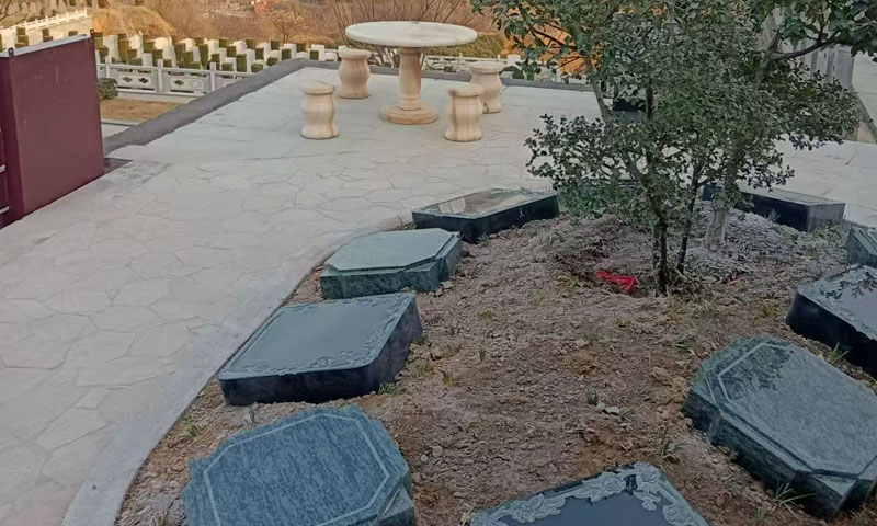 始祖山塔陵园树葬图