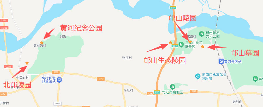 郑州黄河边上的五家公墓陵园 郑州黄河边上的五家公墓陵园